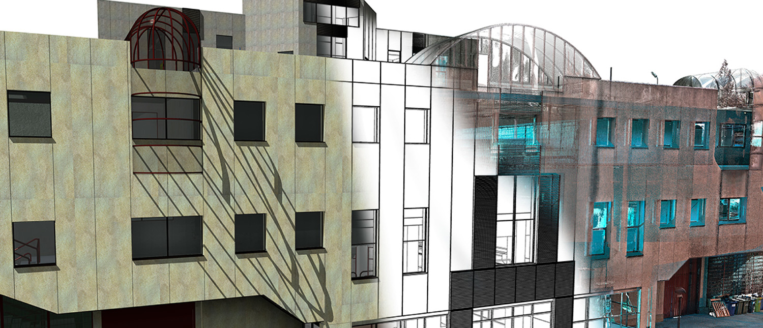 Modelado tridimensional de nuevo edificio, BIM - 1
